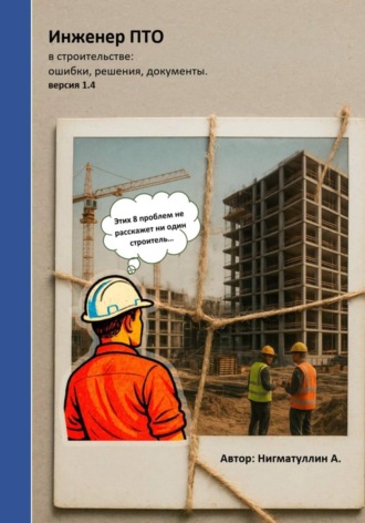Обложка книги «Инженер ПТО в строительстве: ошибки, решения, документы. Версия 1.4»
