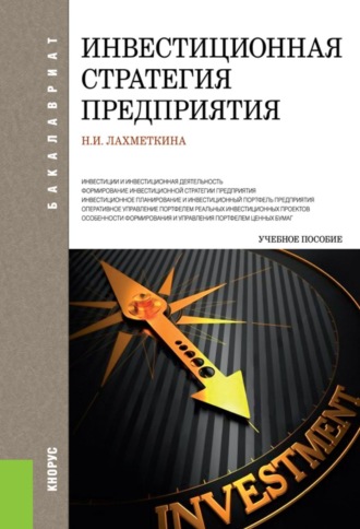 Наталия Ивановна Лахметкина. Инвестиционная стратегия предприятия. (Бакалавриат, Магистратура). Учебное пособие.