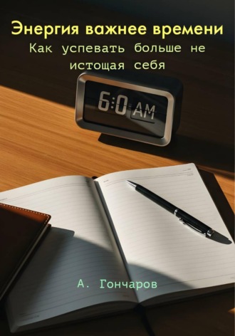 Энергия важнее времени. Как успевать больше не истощая себя. Александр Гончаров