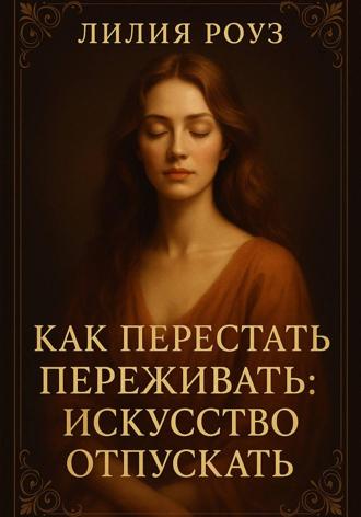 Обложка книги «Как перестать переживать: искусство отпускать»