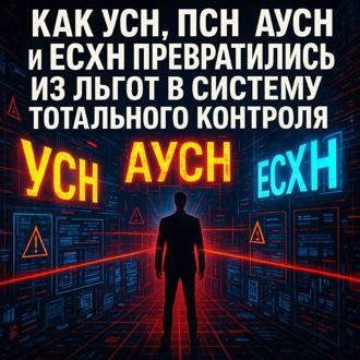 Обложка книги «Как УСН, ПСН, АУСН и ЕСХН превратились из льгот в систему тотального контроля»