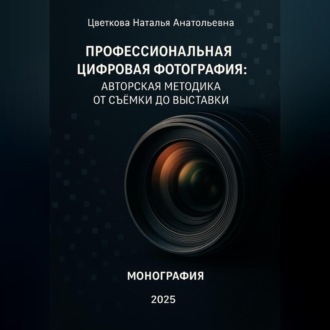 Обложка книги «Профессиональная цифровая фотография: авторская методика от съёмки до выставки»