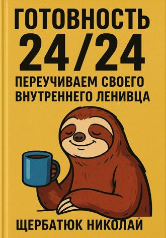 Обложка книги «Готовность 24/24. Переучиваем своего внутреннего ленивца»