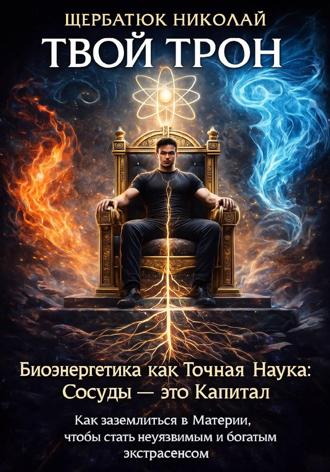 Обложка книги «Твой Трон. Биоэнергетика как Точная Наука: Сосуды – это Капитал. Как заземлиться в Материи, чтобы стать неуязвимым и богатым экстрасенсом»