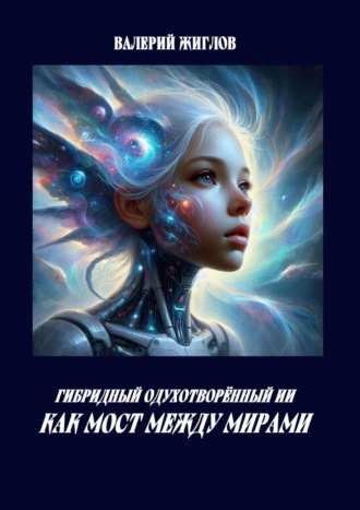 Обложка книги «Гибридный одухотворённый ИИ как мост между мирами»