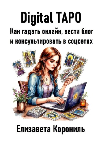 Обложка книги «Digital Таро. Как гадать онлайн, вести блог и консультировать в соцсетях»