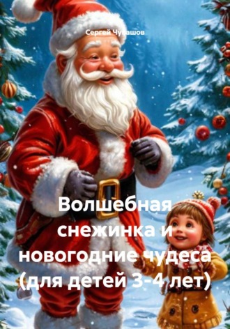 Обложка книги «Волшебная снежинка и новогодние чудеса (для детей 3-4 лет)»