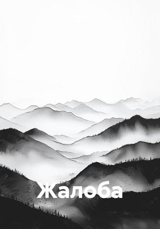 Обложка книги «Жалоба»