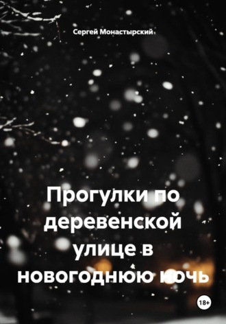 Прогулки по деревенской улице в новогоднюю ночь. 