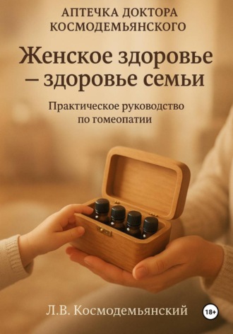 Обложка книги «Аптечка доктора Космодемьянского. Женское здоровье: Ваш путь к гармоничному здоровью. Практическое руководство по гомеопатии»