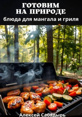 Обложка книги «Готовим на природе: блюда для мангала и гриля»
