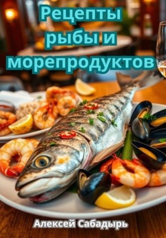 Обложка книги «Рецепты рыбы и морепродуктов»
