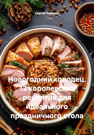 Обложка книги «Новогодний холодец. 12 королевских рецептов для идеального праздничного стола»