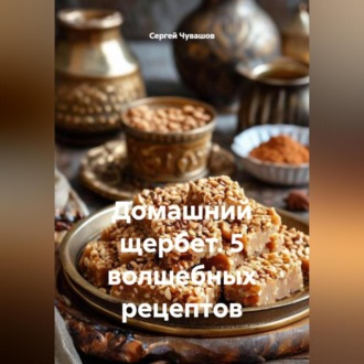 Обложка книги «Домашний щербет. 5 волшебных рецептов.»