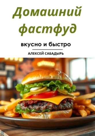 Обложка книги «Домашний фастфуд вкусно и быстро»