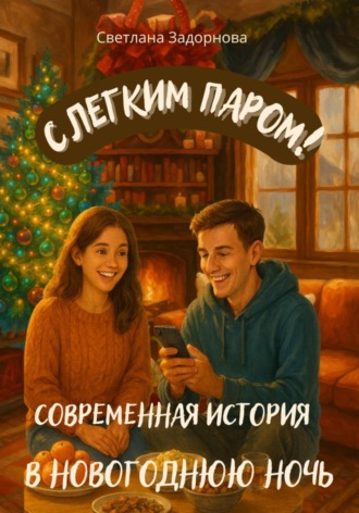 Обложка книги «С легким паром! Современная история о встрече в новогоднюю ночь»