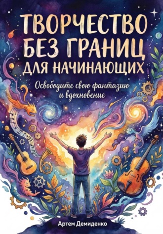 Обложка книги «Творчество без границ для начинающих: Освободите свою фантазию и вдохновение»