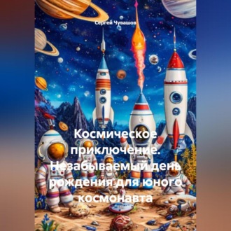 Обложка книги «Космическое приключение. Незабываемый день рождения для юного космонавта»