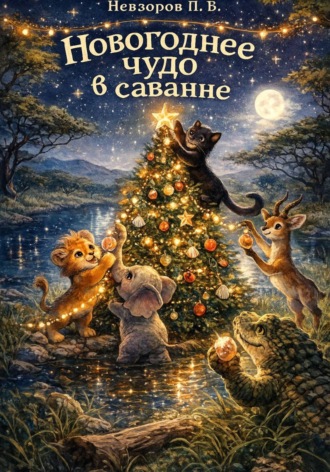 Обложка книги «Новогоднее чудо в саванне»