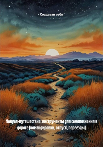 Обложка книги «Мануал-путешествие: инструменты для самопознания в дороге (командировки, отпуск, переезды)»