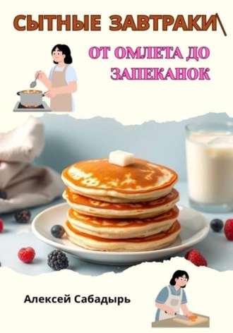 Обложка книги «Сытные завтраки: от омлета до запеканок»