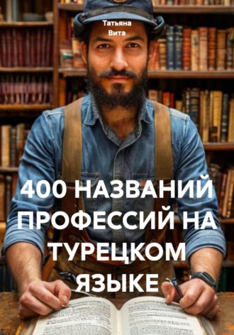 Обложка книги «400 названий профессий на турецком языке»