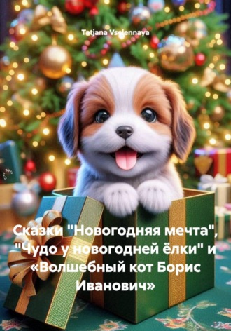 Обложка книги «Сказки "Новогодняя мечта", "Чудо у новогодней ёлки" и «Волшебный кот Борис Иванович»»