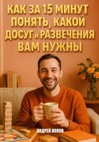Обложка книги «Как за 15 минут понять, какой досуг и развлечения вам нужны»