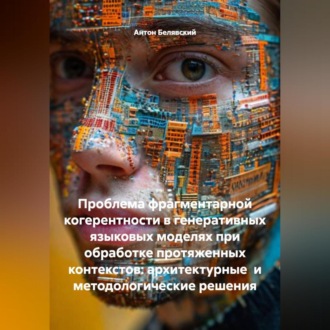 Обложка книги «Проблема фрагментарной когерентности в генеративных языковых моделях при обработке протяженных контекстов: архитектурные и методологические решения»