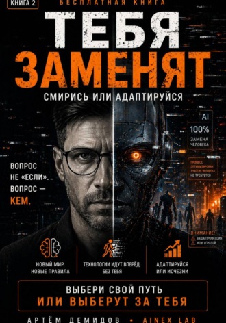 Обложка книги «Тебя заменят. Смирись или адаптируйся»