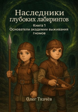 Обложка книги «Наследники глубоких лабиринтов. Книга 1. Основатели академии выживания гномов»