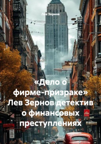 Обложка книги ««Дело о фирме-призраке» Лев Зернов детектив о финансовых преступлениях»