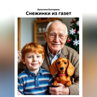 Обложка книги «Снежинки из газет»