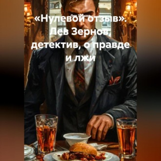 Обложка книги ««Нулевой отзыв» Лев Зернов детектив о правде и лжи»