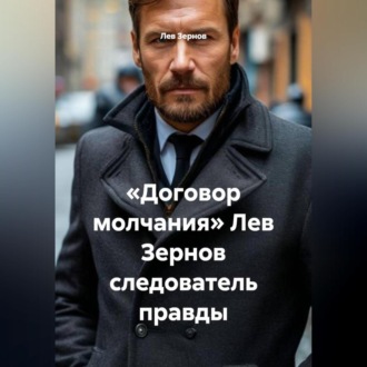 Обложка книги ««Договор молчания» Лев Зернов следователь правды»