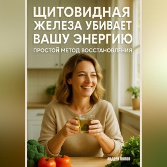 Обложка книги «Щитовидная железа убивает вашу энергию: простой метод восстановления»
