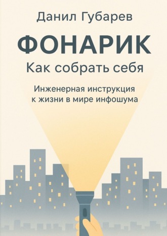 Обложка книги «Фонарик. Как собрать себя. Инженерная инструкция к жизни в мире инфошума»