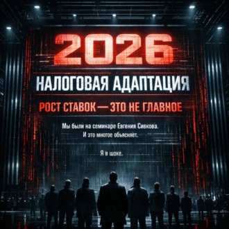 Обложка книги «Налоговая адаптация 2026: без иллюзий. После семинара Сивкова»