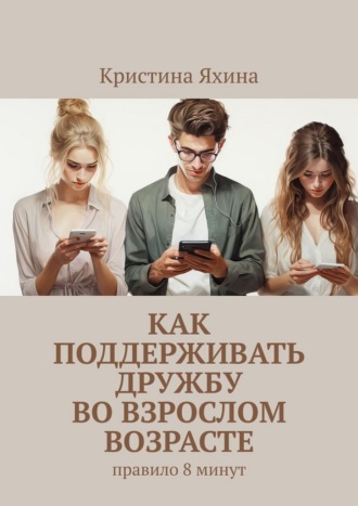 Обложка книги «Как поддерживать дружбу во взрослом возрасте. Правило 8 минут»