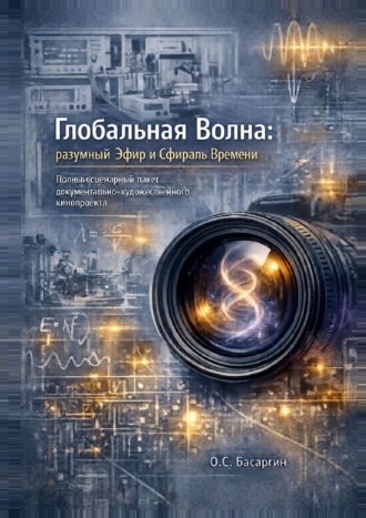 Обложка книги «Глобальная Волна: разумный Эфир и Сфираль Времени. Полный сценарный пакет документально-художественного кинопроекта»