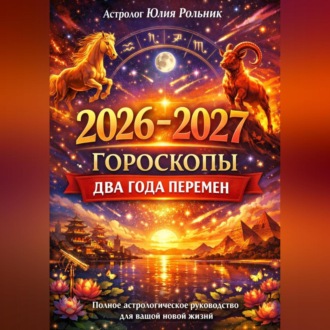 Обложка книги «Гороскопы 2026–2027 Два года перемен Полное астрологическое руководство для вашей новой жизни»
