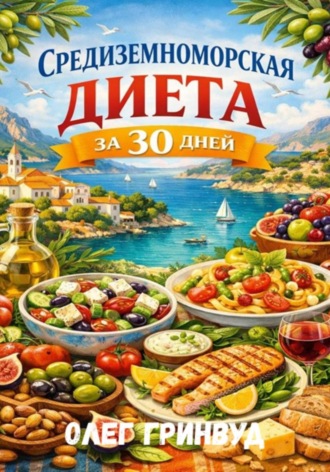 Обложка книги «Средиземноморская диета за 30 дней»
