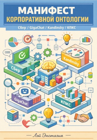 Обложка книги «Манифест корпоративной онтологии: Сбер / GigaChat / Kandinsky / КПКС»