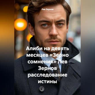 Обложка книги «Алиби на девять месяцев «Зерно сомнения» Лев Зернов расследование истины»