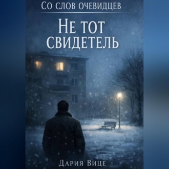 Обложка книги «Со слов очевидцев: Не тот свидетель»
