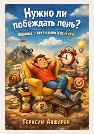Обложка книги «Нужно ли побеждать лень? Ленивые секреты нашей психики»