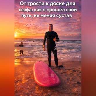 Обложка книги «ОТ ТРОСТИ К ДОСКЕ ДЛЯ СЕРФИНГА: КАК Я ПРОШЁЛ СВОЙ ПУТЬ, НЕ МЕНЯЯ СВОЙ СУСТАВ»