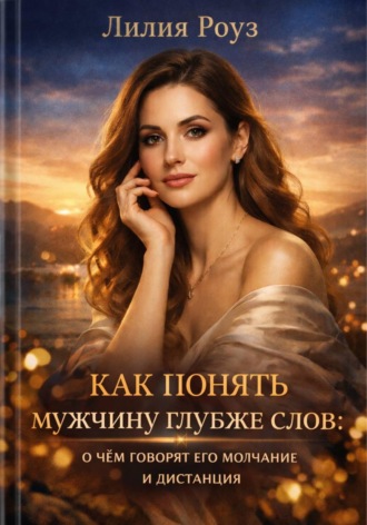 Обложка книги «Как понять мужчину глубже слов: о чём говорят его молчание, действия и дистанция»