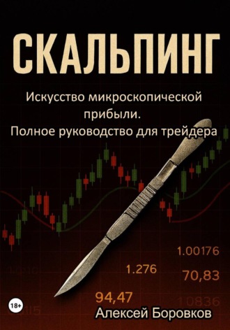 Обложка книги «Скальпинг: Искусство микроскопической прибыли. Полное руководство для трейдера»