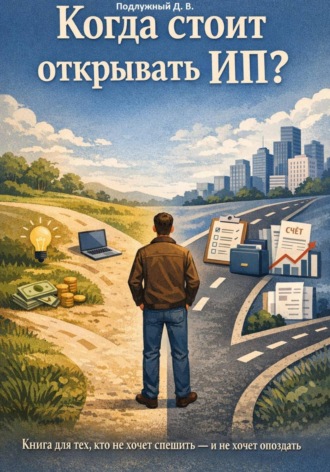 Обложка книги «Когда стоит открывать ИП? Книга для тех, кто не хочет спешить – и не хочет опоздать»